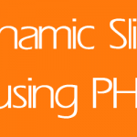 Create Dynamic Slider using PHP