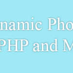 Dynamic Photo Gallery using PHP and MYSQL