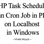 PHP Task Scheduler Cron Job in PHP