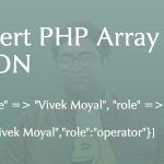 PHP Array to JSON